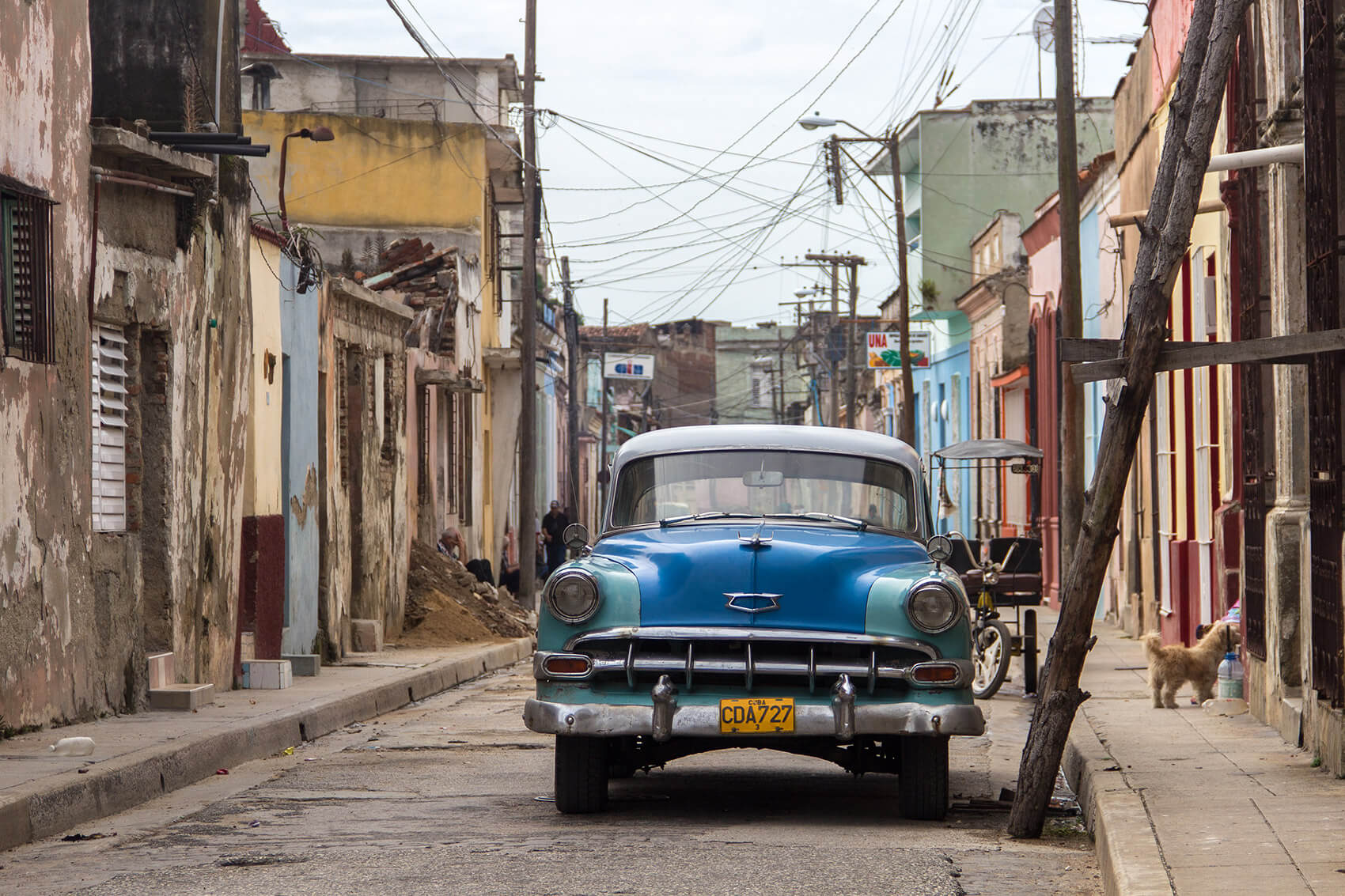 Typical Cuban car in Camagüey