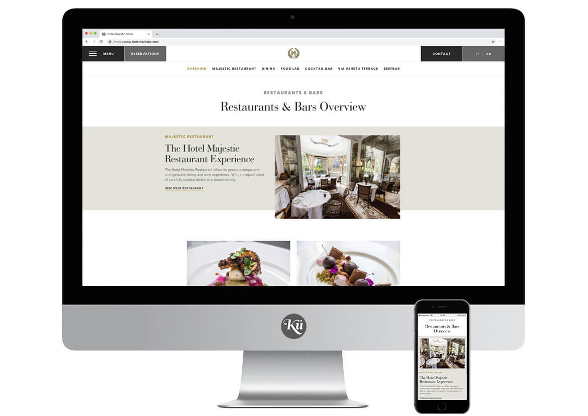 Hotel Majestic Roma Website - Screen 12