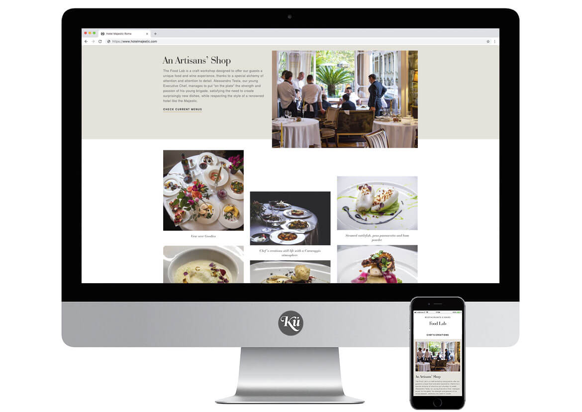 Hotel Majestic Roma Website - Screen 16