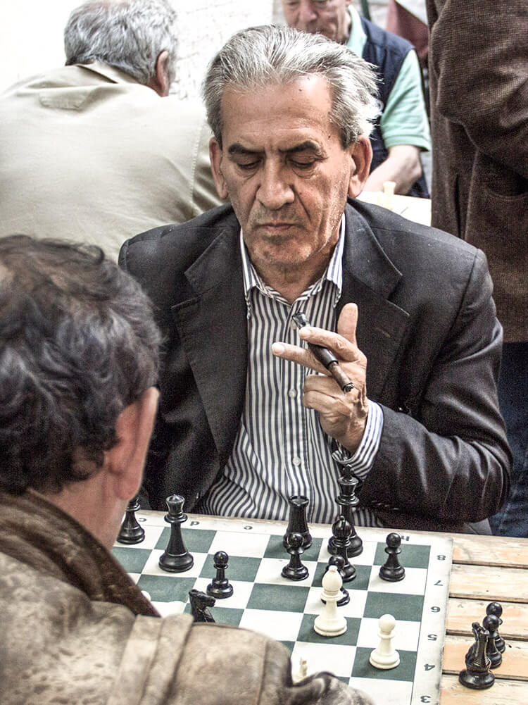Street Chess in Rome