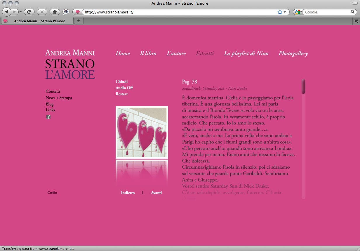 Strano l'Amore - Book Website 4